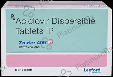 Zoster 400mg Tablet DT 10s