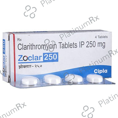 Zoclar 250mg Tablet 4s