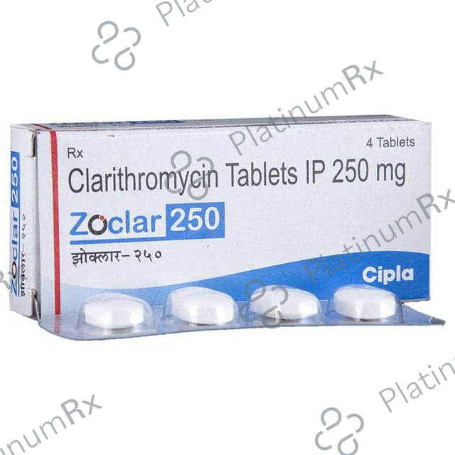 Zoclar 250mg Tablet 4s