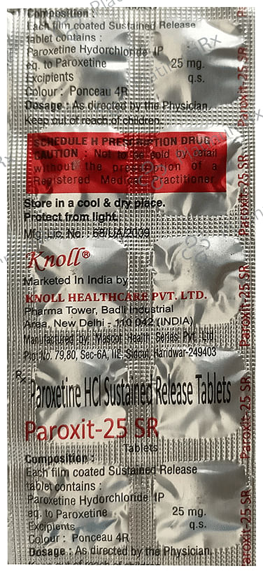 Paroxit 25mg SR Tablet 10s