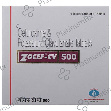 Zocef CV 500/125mg Tablet 6s