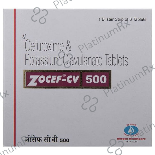 Zocef CV 500/125mg Tablet 6s