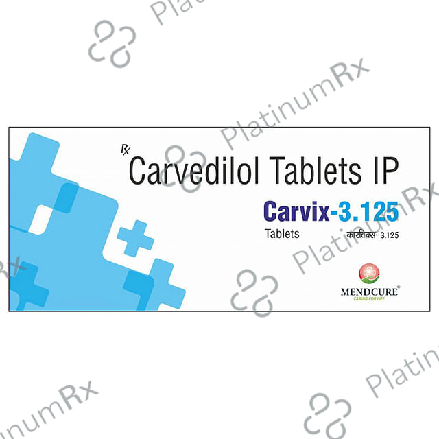 Carvix 3.125 Tablet