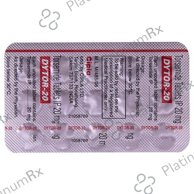 Dytor 20mg Tablet 15s