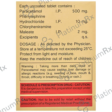 Zincold 2/500/10mg Tablet 15s