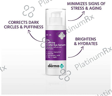 The Derma Co 5% Caffeine Undereye Serum - For Dark Circles & Puffiness
