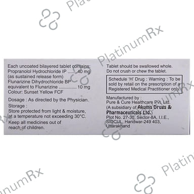 Migon Plus 10/40mg Tablet 10s