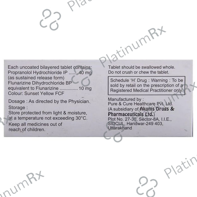 Migon Plus 10/40mg Tablet 10s