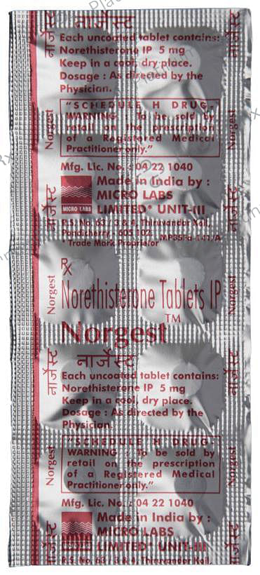 Norgest 5mg Tablet 10s
