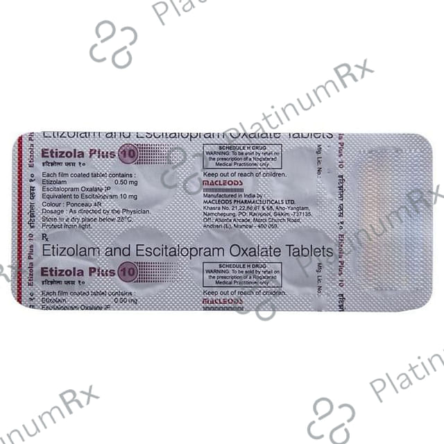 Etizola Plus 10 Tablet
