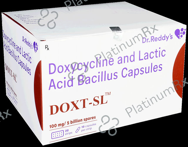 Doxt SL 100mg/5B Capsule 10s