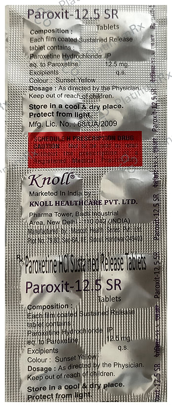 Paroxit 12.5mg SR Tablet 10s