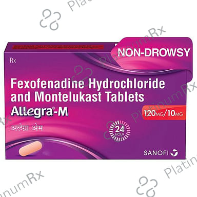 Allegra M 120/10mg Tablet 10s