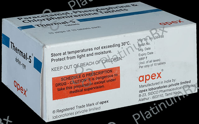 Thermal S 2/500/5mg Tablet 10s