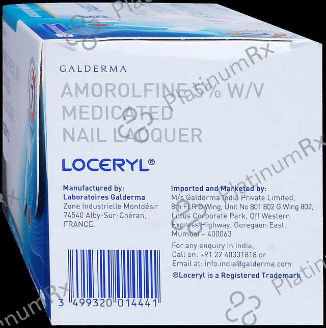 Loceryl 5% Nail Lacquer 1s