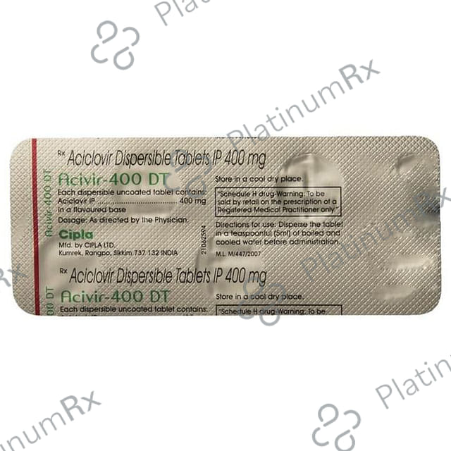 Acivir 400 DT Tablet