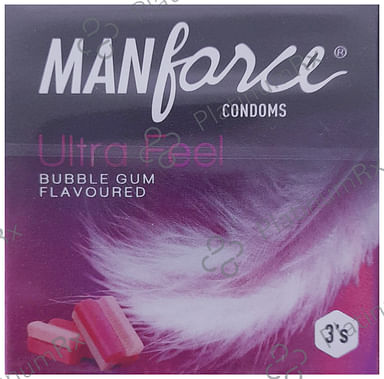 Manforce Ultra Feel Bubblegum Condom 3 condoms