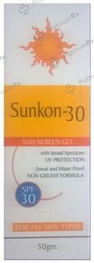 Sunkon Spf 30 Sunscreen Gel 50gm