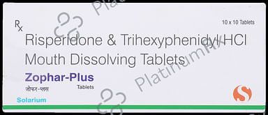 Zophar Plus 3mg/2mg Tablet