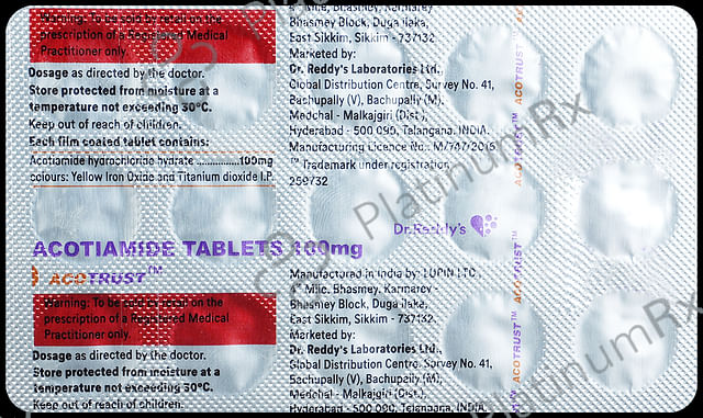 Acotrust 100mg Tablet 15s