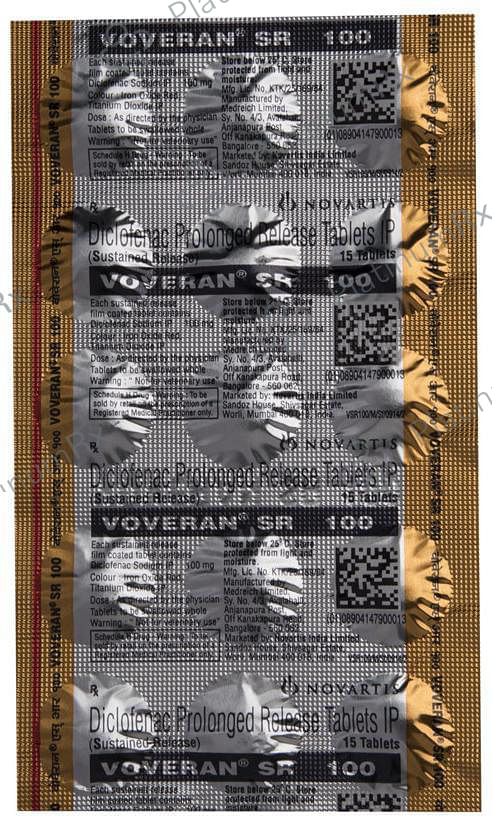 Voveran SR 100mg Tablet 15s