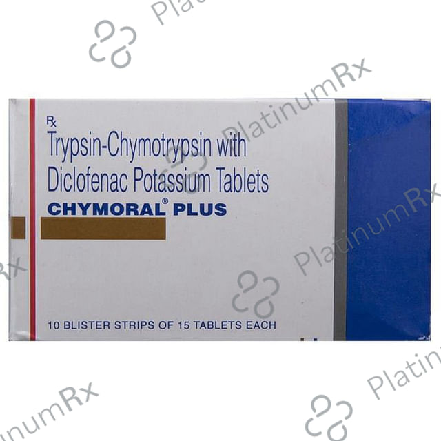 Chymoral Plus 50mg/50000AU Tablet 15s