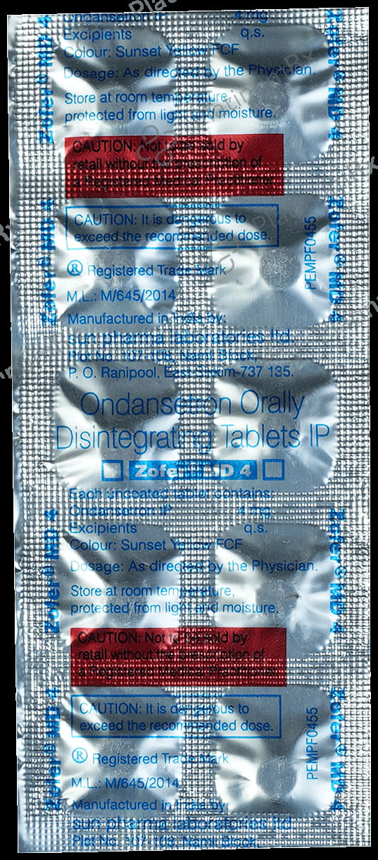 Zofer MD 4mg Tablet 10s