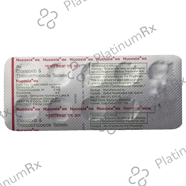 Nucoxia MR 60/4mg Tablet 10s