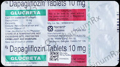 Glucreta 10mg Tablet 10s