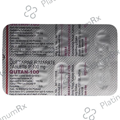 Qutan 100mg Tablet 10s