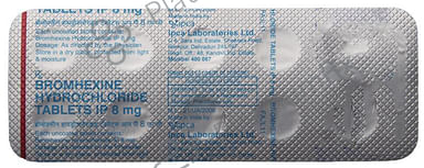 Bromhexine Hydrochloride 8mg Tablet 10s