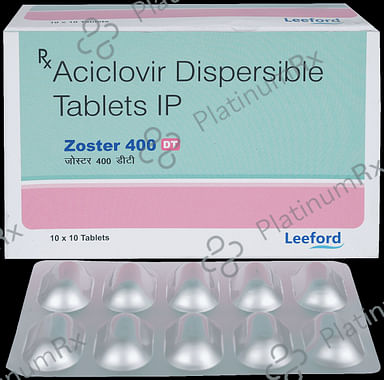 Zoster 400mg Tablet DT 10s