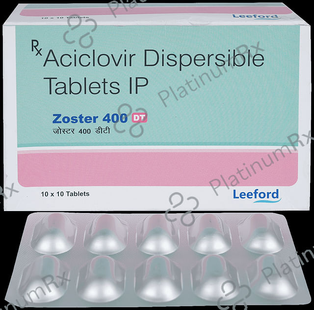 Zoster 400mg Tablet DT 10s