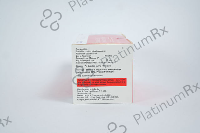 Naprostrong D 10/250mg Tablet 10s