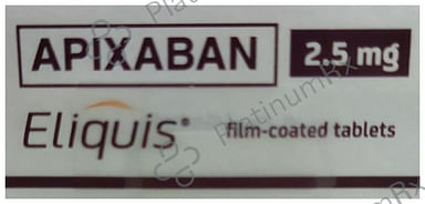 Eliquis 2.5mg Tablet 10s