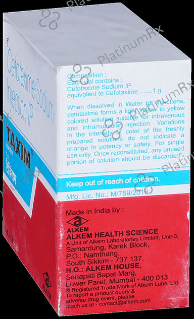 Taxim 1gm Injection 5ml
