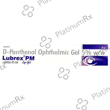 Lubrex PM 5% Eye Gel 5gm