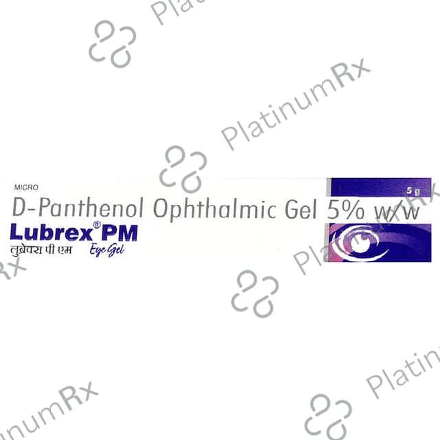 Lubrex PM 5% Eye Gel 5gm