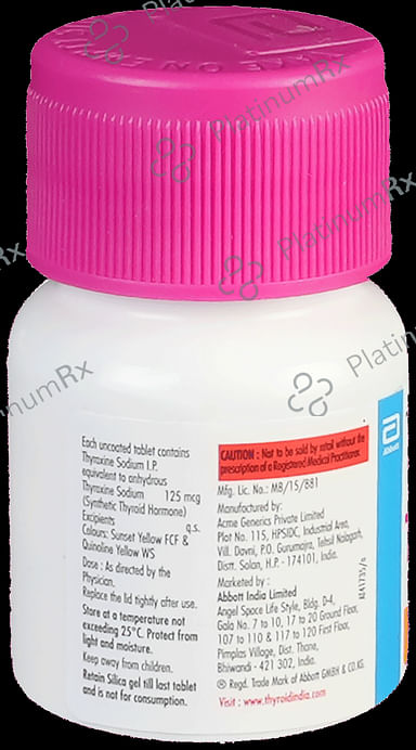 Thyronorm 125mcg Tablet 120s
