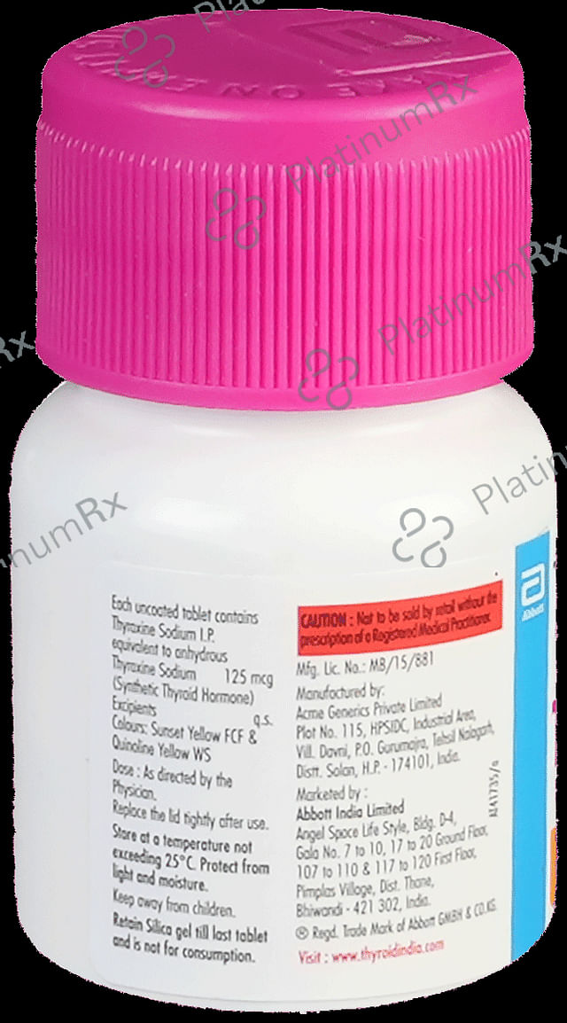 Thyronorm 125mcg Tablet 120s