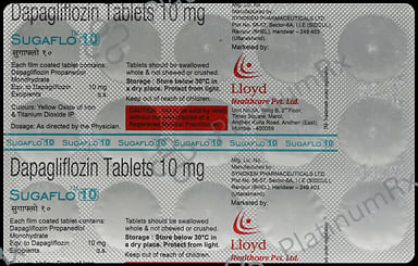 Sugaflo 10mg Tablet 15s