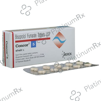 Concor 5mg Tablet 10s