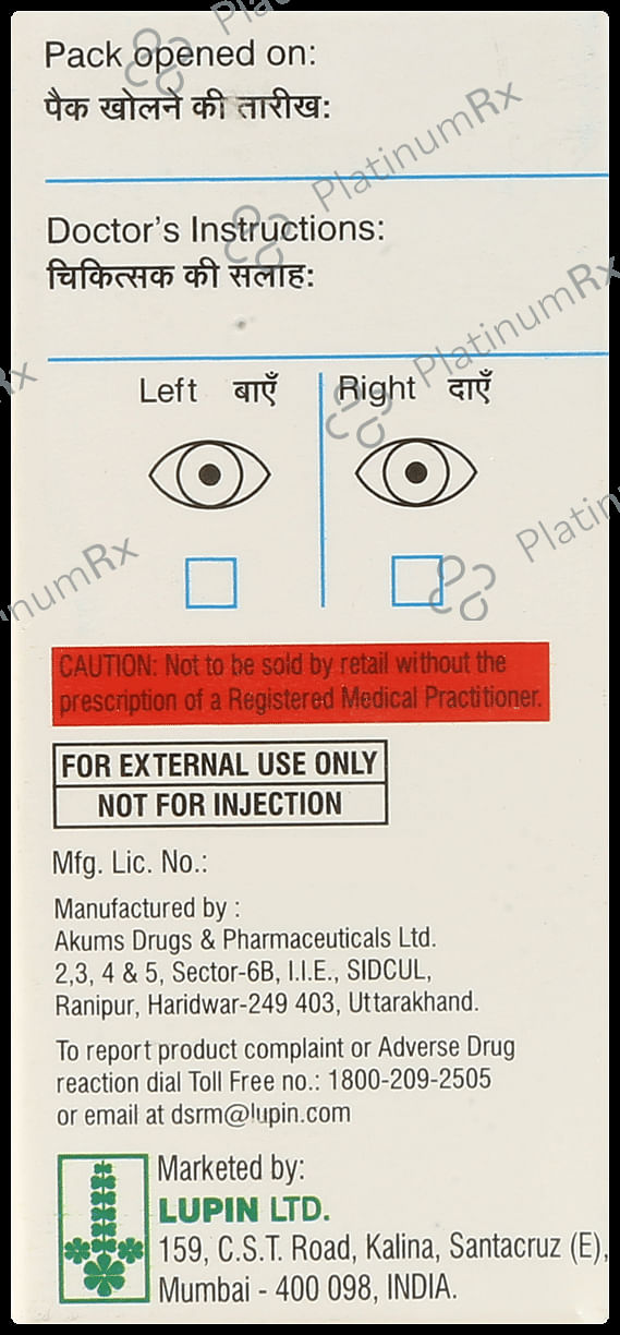 B2 Doc 2/10mg Eye Drop 5ml