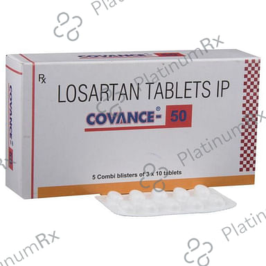 Losartan 50mg Tablet 10s