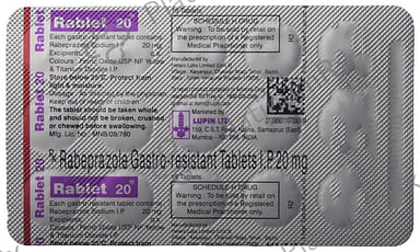 Rablet 20mg Tablet 15s