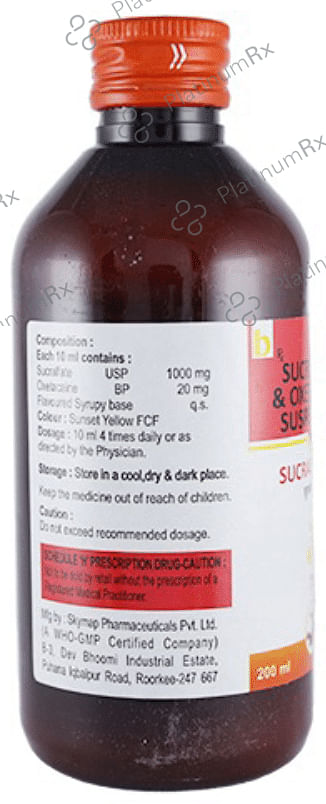Sucrachem O Oral Suspension 200ml