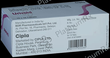 Urivoid 25mg Tablet 10s