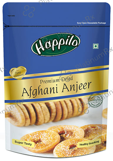 Happilo Premium Dried Afghani Anjeer (200gm Each) 1 Pack