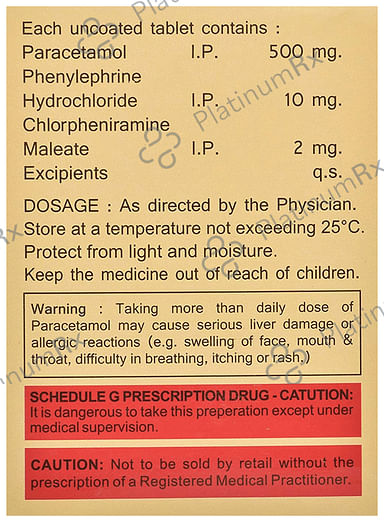 Zincold 2/500/10mg Tablet 15s