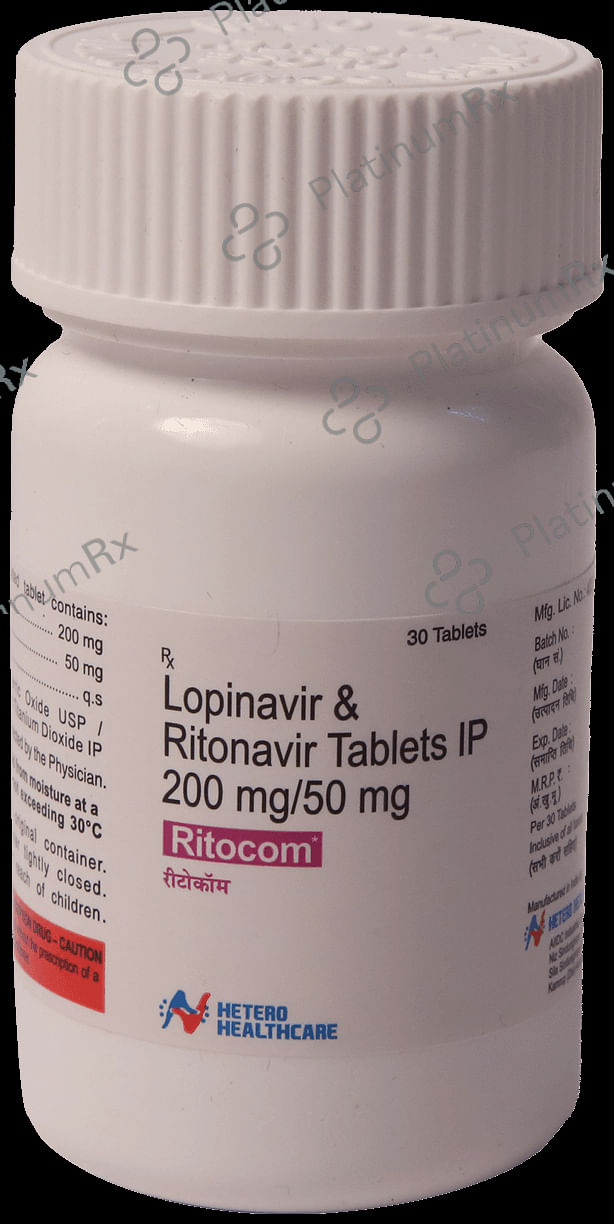 Ritocom 50/200mg Tablet 30s